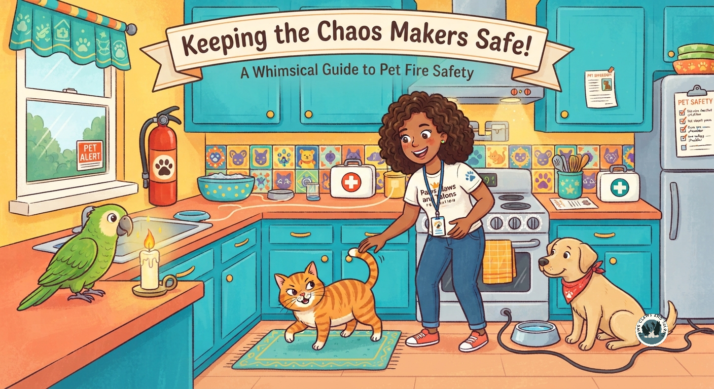 Keeping the Chaos Makers Safe: A Whimsical Guide to Pet Fire Safety