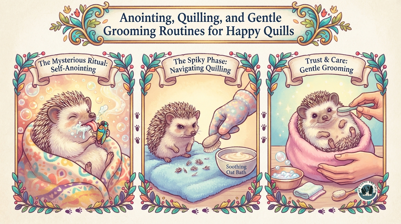 Anointing, Quilling, and Gentle Grooming Routines for Happy Quills