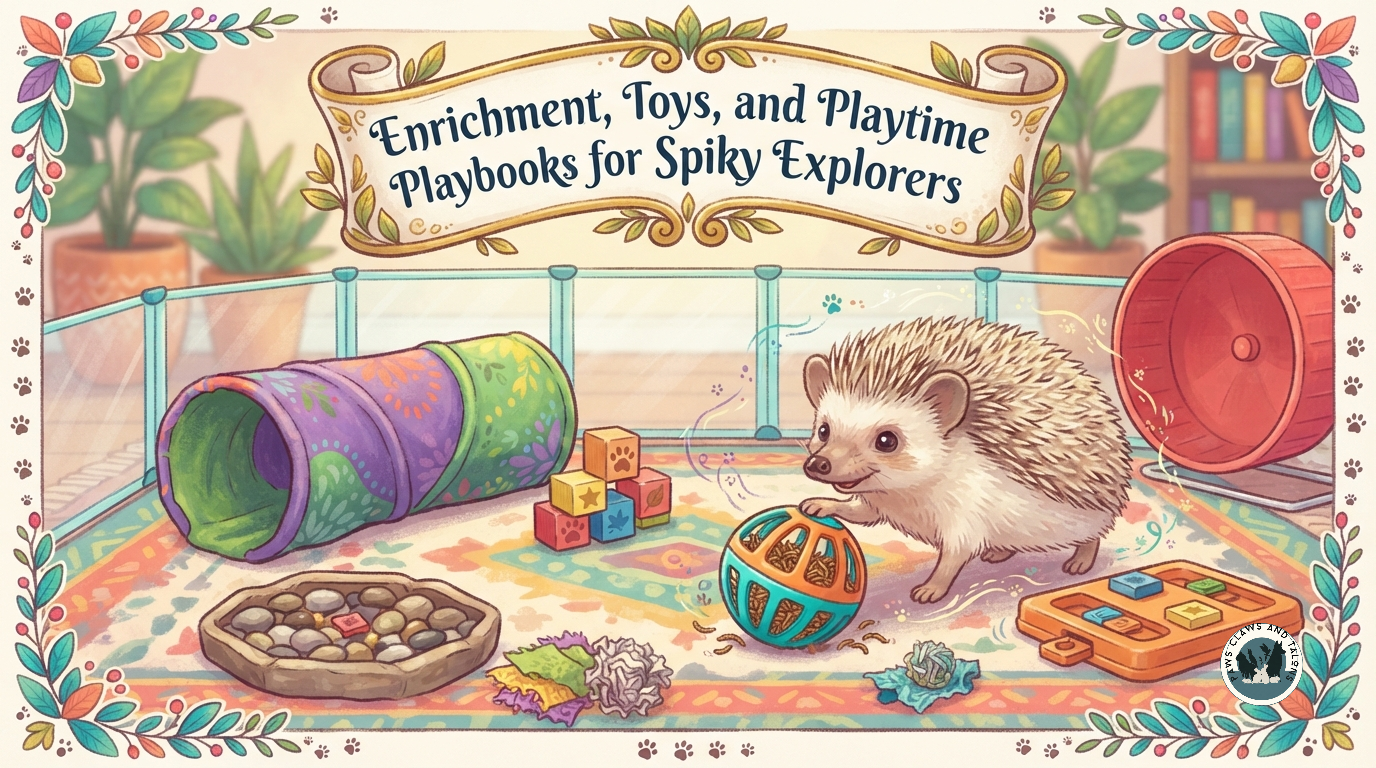 Enrichment, Toys, and Playtime Playbooks for Spiky Explorers