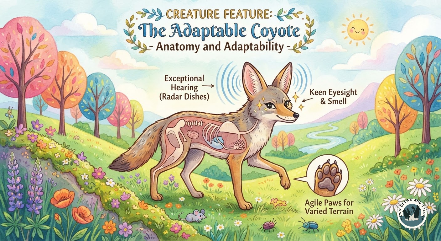 Anatomy and Adaptability: Coyotes