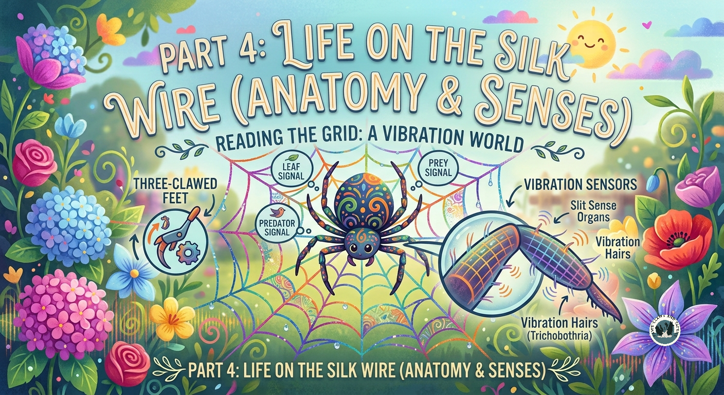 Life on the Silk Wire (Anatomy & Senses); Orb Weavers