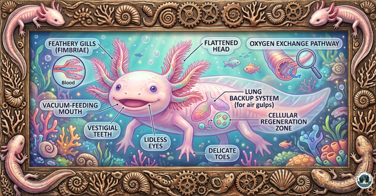 Axolotl: Anatomy & Feathery Gills